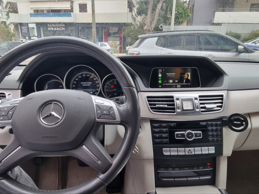 Εγκατάσταση Apple CarPlay και Android Auto σε Mercedes E 200 W212.