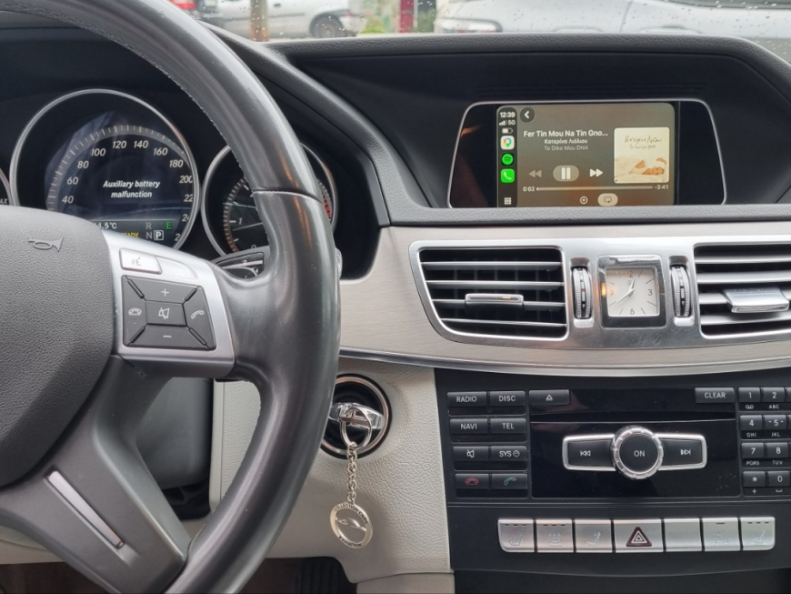 Εγκατάσταση Apple CarPlay και Android Auto σε Mercedes E 200 W212.