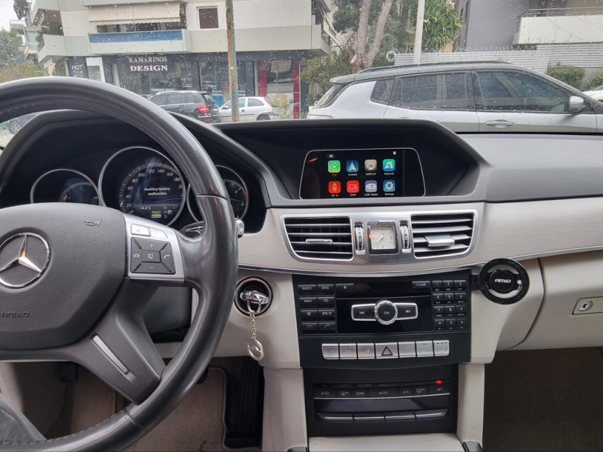 Εγκατάσταση Apple CarPlay και Android Auto σε Mercedes E 200 W212.