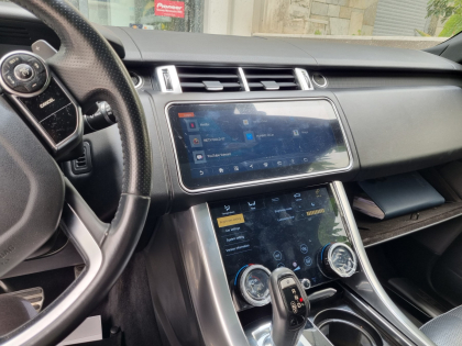 Εγκατάσταση OEM Μεγαλύτερη Οθόνη & Touchscreen 10″ AC Climate Control Panel σε Range Rover Sport.