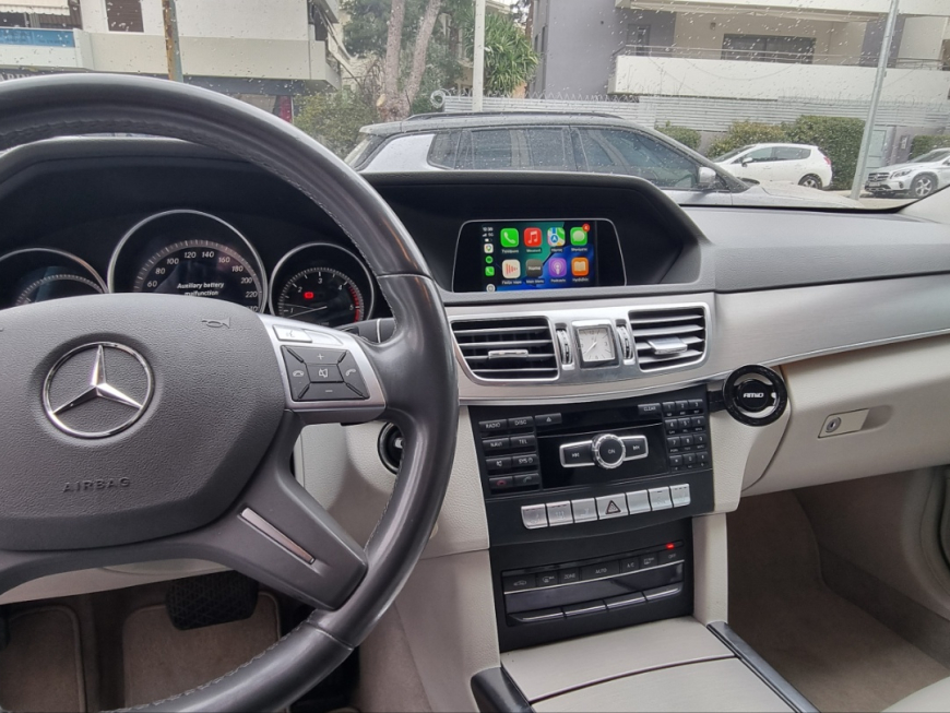 Εγκατάσταση Apple CarPlay και Android Auto σε Mercedes E 200 W212.
