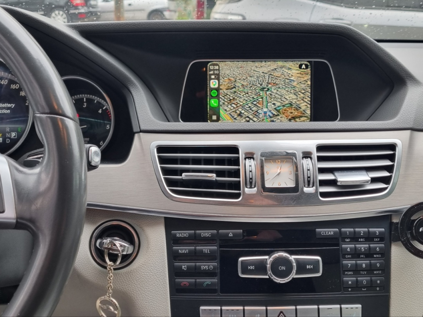 Εγκατάσταση Apple CarPlay και Android Auto σε Mercedes E 200 W212.
