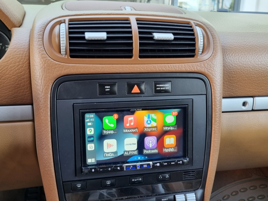 Εγκατάσταση Alpine iLX-705D, Apple Car Play, Android Auto,  σε Porsche Cayenne 9 PA