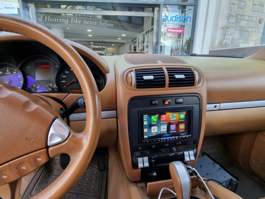 Εγκατάσταση Alpine iLX-705D, Apple Car Play, Android Auto,  σε Porsche Cayenne 9 PA