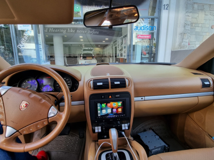 Εγκατάσταση Alpine iLX-705D, Apple Car Play, Android Auto,  σε Porsche Cayenne 9 PA