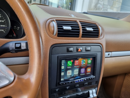 Εγκατάσταση Alpine iLX-705D, Apple Car Play, Android Auto,  σε Porsche Cayenne 9 PA