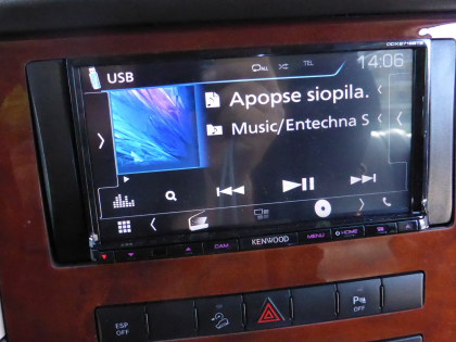 Εγκατάσταση Kenwood DDX9716BTS σε Jeep Grand Cherokee 2008.