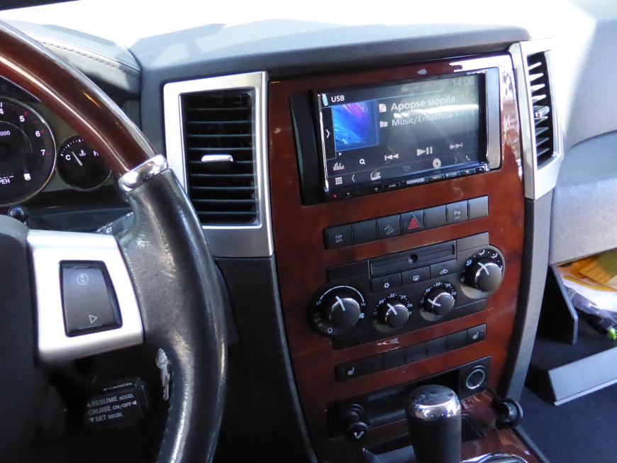 Εγκατάσταση Kenwood DDX9716BTS σε Jeep Grand Cherokee 2008.
