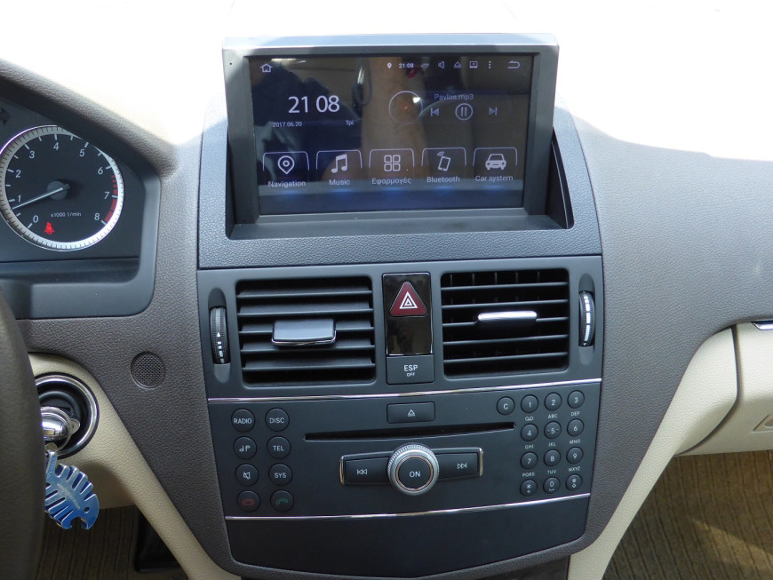 Εγκατάσταση Car Cinema Navigation 7” Android σε Mercedes-Benz C 200.
