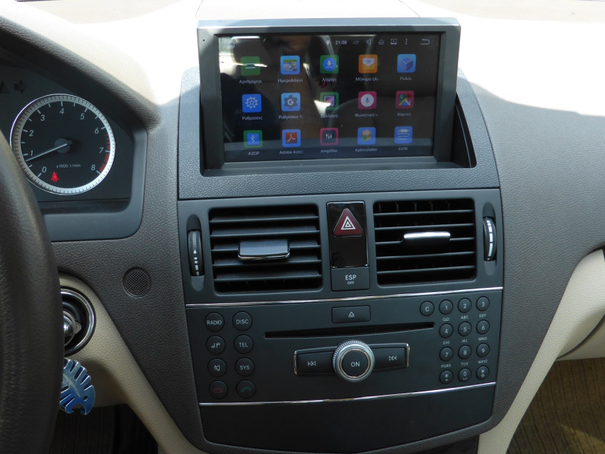 Εγκατάσταση Car Cinema Navigation 7” Android σε Mercedes-Benz C 200.