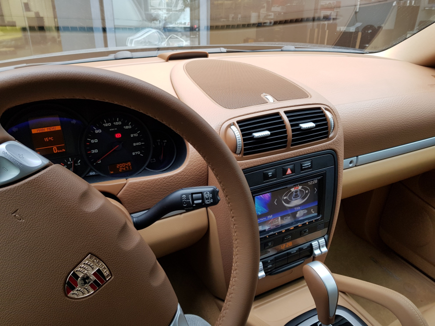 Εγκατάσταση Kenwood DNX9717, Android Auto, Apple Car Play, σε Porsche Cayenne (955)