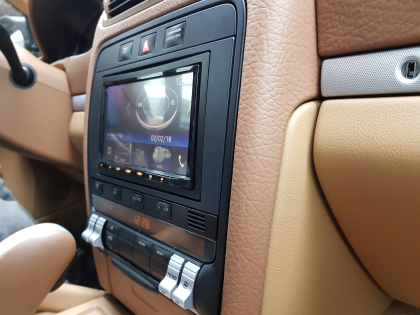 Εγκατάσταση Kenwood DNX9717, Android Auto, Apple Car Play, σε Porsche Cayenne (955)