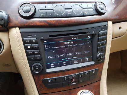 Εγκατάσταση oθόνης Dynavin N7 σε Mercedes-Benz CLS.