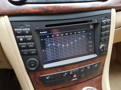 Εγκατάσταση oθόνης Dynavin N7 σε Mercedes-Benz CLS.