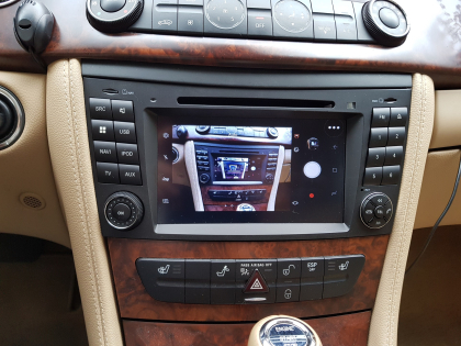 Εγκατάσταση oθόνης Dynavin N7 σε Mercedes-Benz CLS.