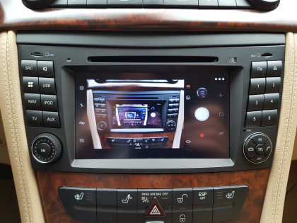 Εγκατάσταση oθόνης Dynavin N7 σε Mercedes-Benz CLS.