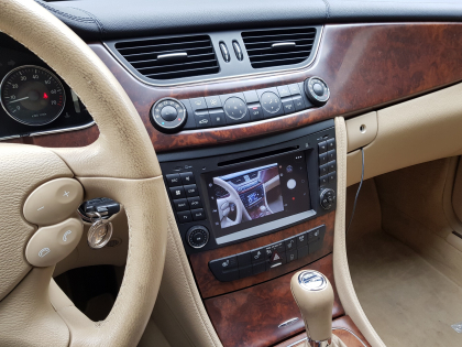 Εγκατάσταση oθόνης Dynavin N7 σε Mercedes-Benz CLS.