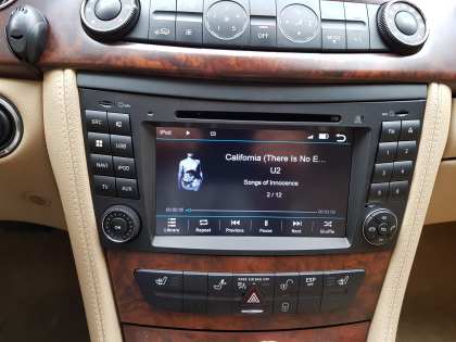 Εγκατάσταση oθόνης Dynavin N7 σε Mercedes-Benz CLS.