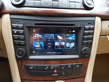 Εγκατάσταση oθόνης Dynavin N7 σε Mercedes-Benz CLS.