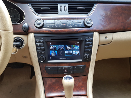 Εγκατάσταση oθόνης Dynavin N7 σε Mercedes-Benz CLS.