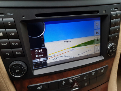 Εγκατάσταση oθόνης Dynavin N7 σε Mercedes-Benz CLS.