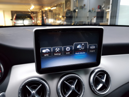 Εγκατάσταση Navigation, Multimedia & Back Camera σε Mercedes CLA A180.