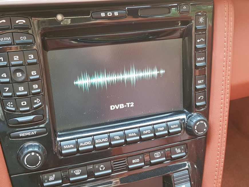 Εγκατάσταση Dab Radio, Tv Tuner, BT σε Porsche Carrera 997 4S.