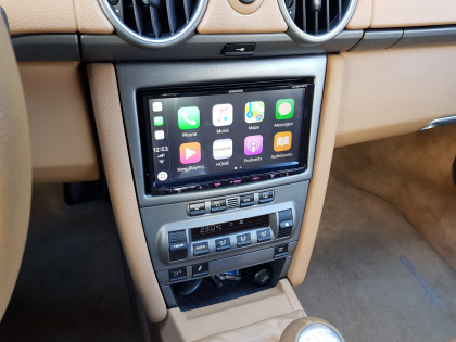 Porsche Cayman. Multimedia Kenwood DDX-9717BTS. Συμβατή με Apple Car Play & Android Auto.