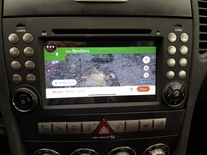 Εγκατάσταση οθόνης Android Digital IQ εργοστασιακής εμφάνισης σε Mercedes SLK R171.