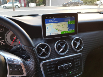 Εγκατάσταση Car Cinema & Android Navigation με Back Camera σε Mercedes A180.