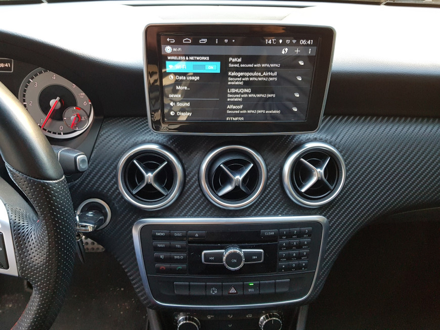 Εγκατάσταση Car Cinema & Android Navigation με Back Camera σε Mercedes A180.