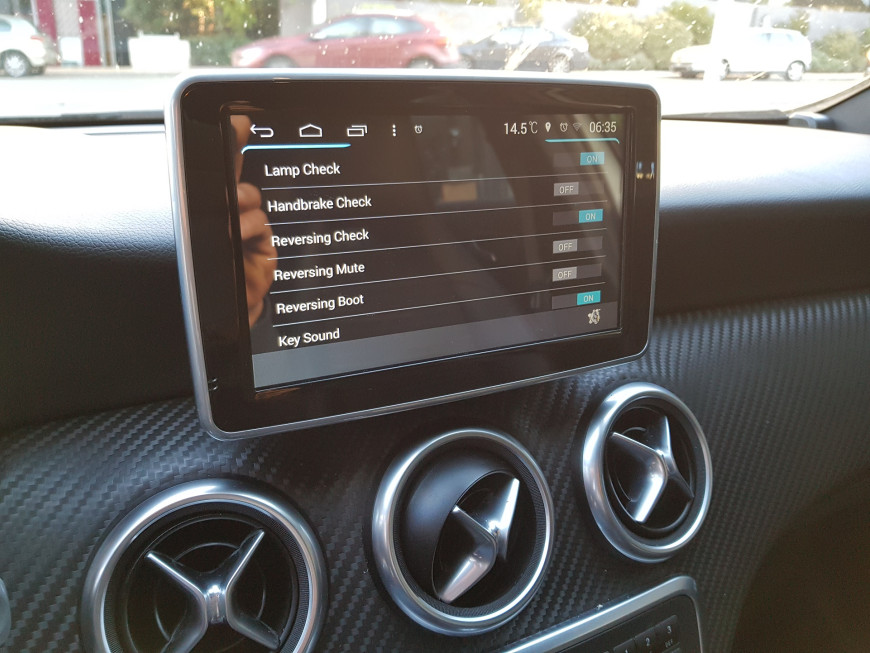 Εγκατάσταση Car Cinema & Android Navigation με Back Camera σε Mercedes A180.