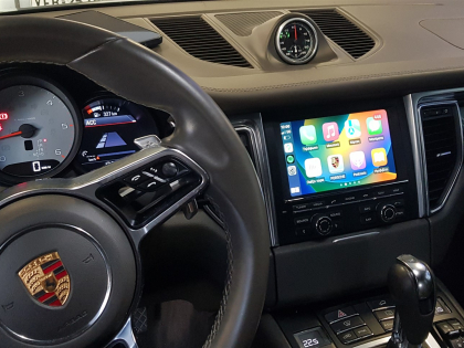Εγκατάσταση Apple Car Play, Android Auto σε Porsche Macan 95B.