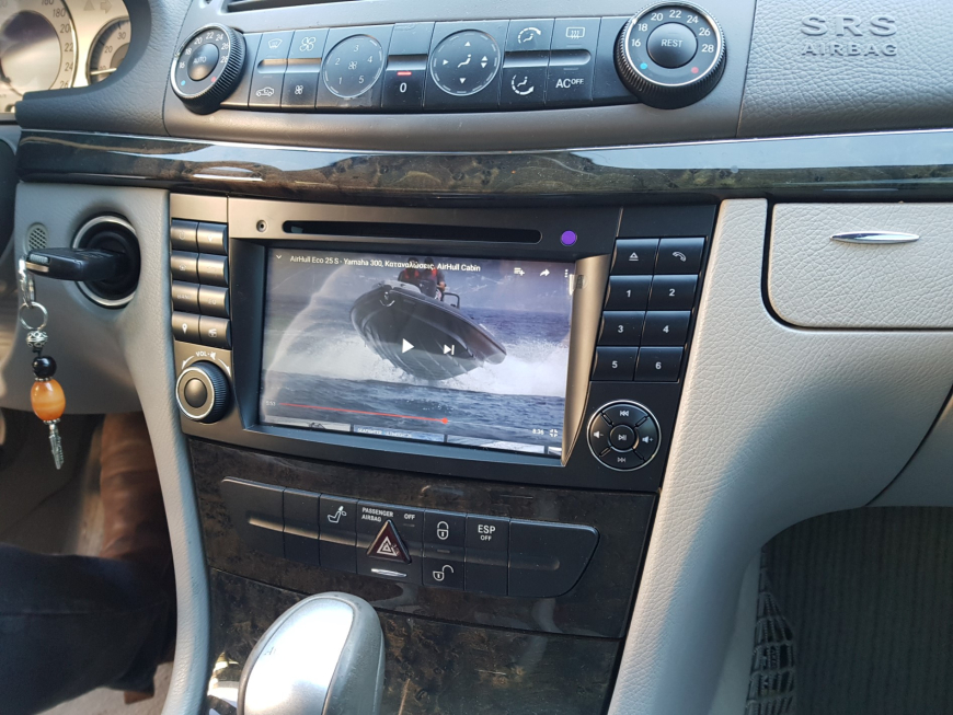 Εγκατάσταση Car Cinema Android Digital IQ σε Mercedes W211.