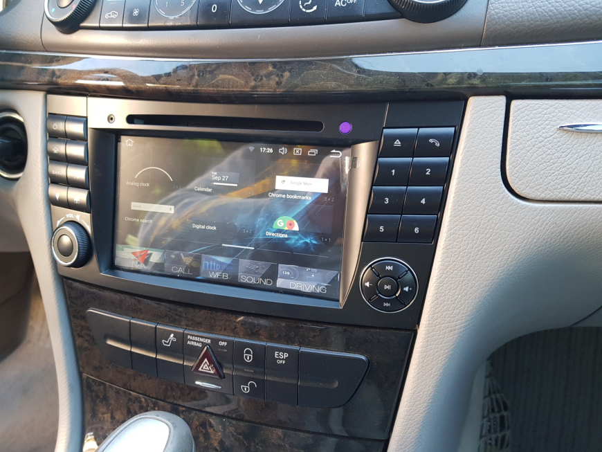 Εγκατάσταση Car Cinema Android Digital IQ σε Mercedes W211.