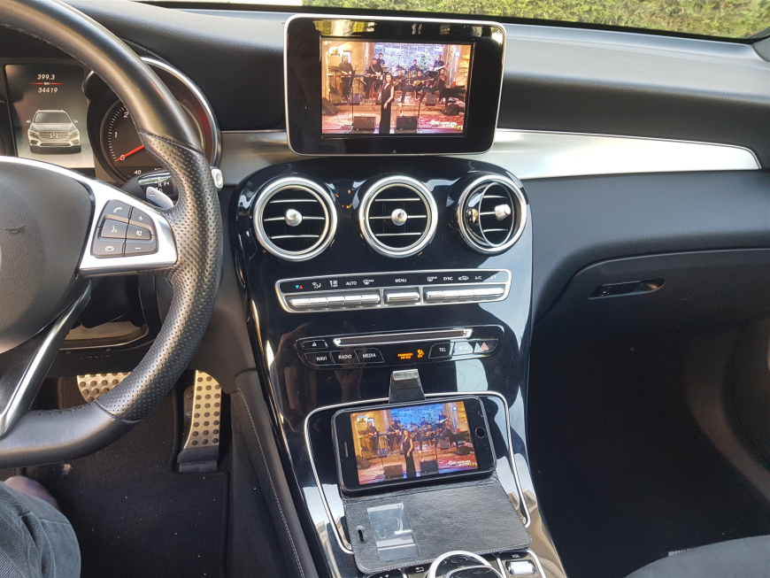 Εγκατάσταση Apple CarPlay της Unique Auto σε Mercedes GLC 250D με σύστημα NTG 5.2.