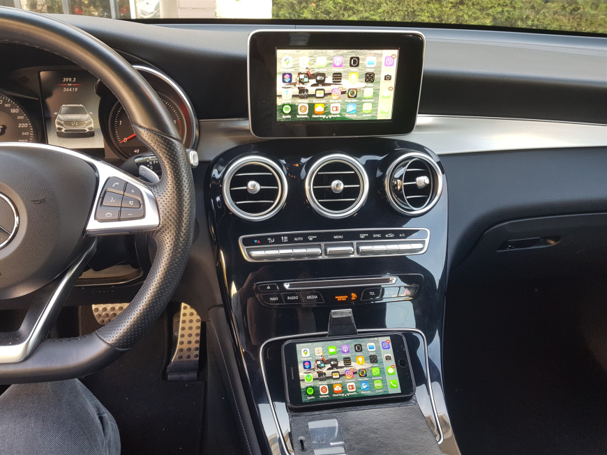 Εγκατάσταση Apple CarPlay της Unique Auto σε Mercedes GLC 250D με σύστημα NTG 5.2.