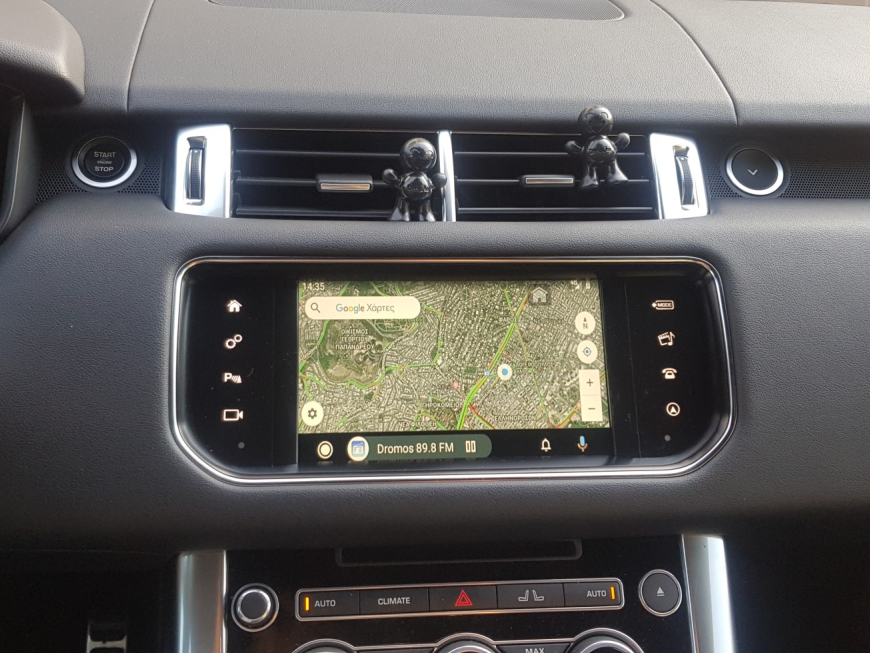 Αναβάθμιση Εργοστασιακής Οθόνης – Apple CarPlay & Android Auto σε Range Rover Sport Hybrid.