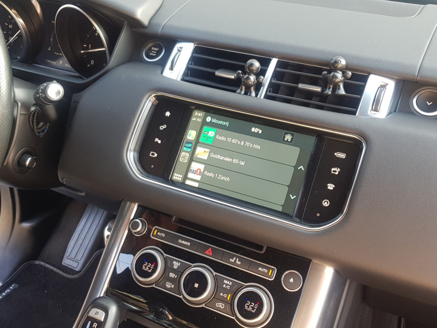 Αναβάθμιση Εργοστασιακής Οθόνης – Apple CarPlay & Android Auto σε Range Rover Sport Hybrid.