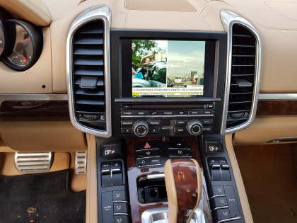 Εγκατάσταση Car Cinema, Back Camera, Media Player, TV Tuner Mpeg4 σε Porsche Cayenne 958.