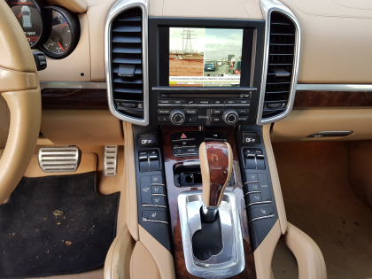 Εγκατάσταση Car Cinema, Back Camera, Media Player, TV Tuner Mpeg4 σε Porsche Cayenne 958.