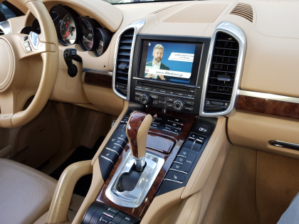 Εγκατάσταση Car Cinema, Back Camera, Media Player, TV Tuner Mpeg4 σε Porsche Cayenne 958.