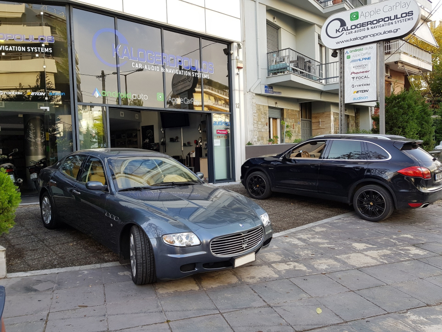 Εγκατάσταση Car Cinema, Back Camera, Media Player, TV Tuner Mpeg4 σε Porsche Cayenne 958.