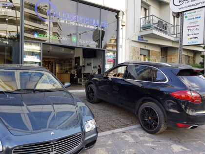 Εγκατάσταση Car Cinema, Back Camera, Media Player, TV Tuner Mpeg4 σε Porsche Cayenne 958.