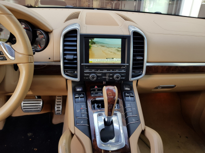 Εγκατάσταση Car Cinema, Back Camera, Media Player, TV Tuner Mpeg4 σε Porsche Cayenne 958.