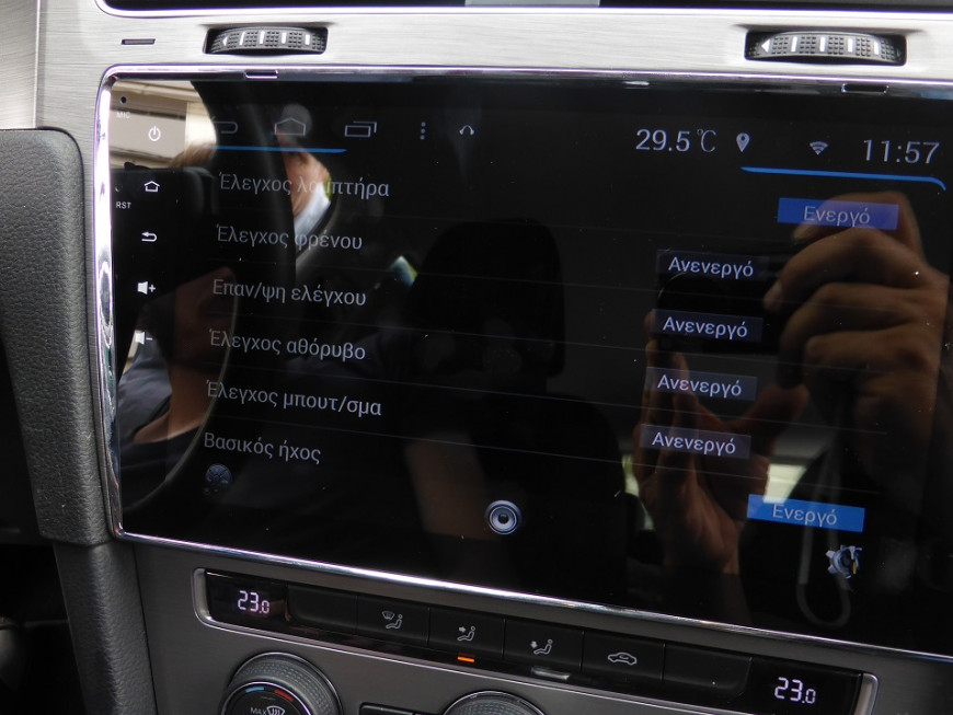 Εγκατάσταση οθόνης 10.1” της LM σε Volkswagen Golf 7.