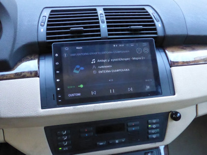 Εγκατάσταση οθόνης IQ-AN5595GPS 9" σε BMW Series 5 E39 και X5 E53 (1997-2006).