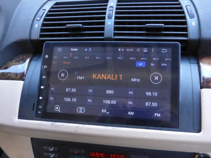 Εγκατάσταση οθόνης IQ-AN5595GPS 9" σε BMW Series 5 E39 και X5 E53 (1997-2006).