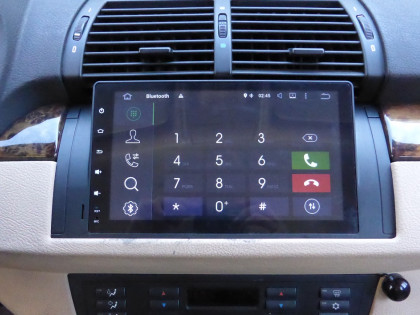 Εγκατάσταση οθόνης IQ-AN5595GPS 9" σε BMW Series 5 E39 και X5 E53 (1997-2006).