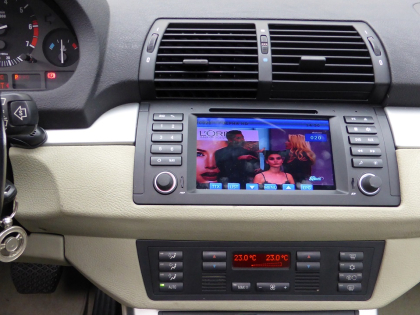 Εγκατάσταση Navigation–Multimedia LM M395 GPS σε BMW E53 2002.